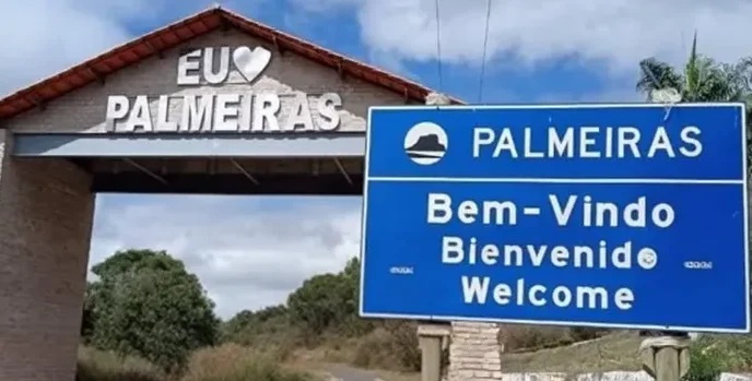 Paisagem natural de Palmeiras e entorno